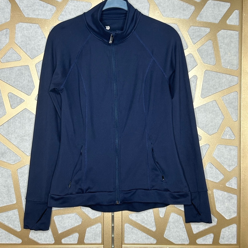 All In Motion Zipper Fitted Jacket‎ Size S